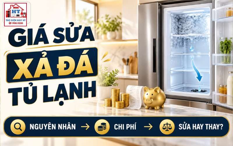 Sửa Hệ Thống Xả Đá Tủ Lạnh Giá Bao Nhiêu? Hỏng Phần Nào?