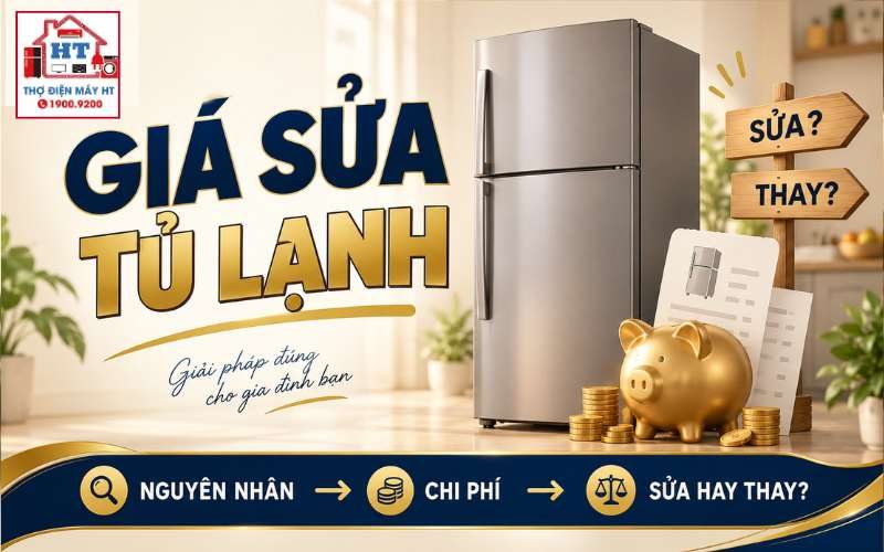 Giá Sửa Tủ Lạnh Bao Nhiêu? Vì Sao Mỗi Lỗi Một Mức?