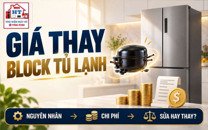 Thay Block Tủ Lạnh Giá Bao Nhiêu? Tổng Bill Gồm Những Gì?