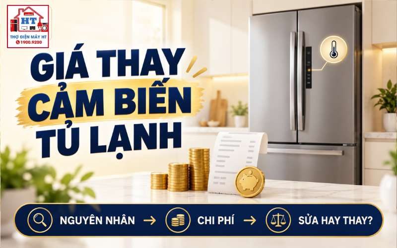 Thay Cảm Biến Tủ Lạnh Giá Bao Nhiêu? Vì Sao Mỗi Loại Một Mức?