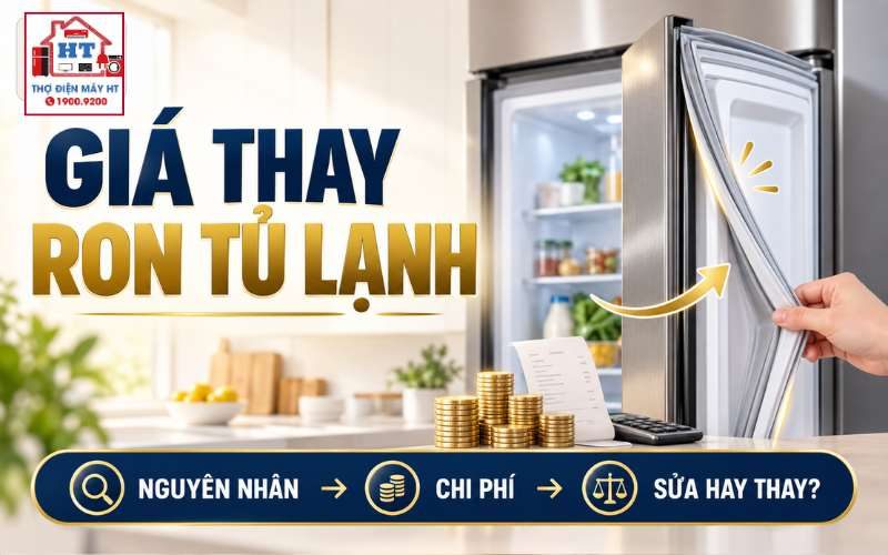 Thay Ron Tủ Lạnh Giá Bao Nhiêu? Tính Theo Mét Hay Theo Cánh?