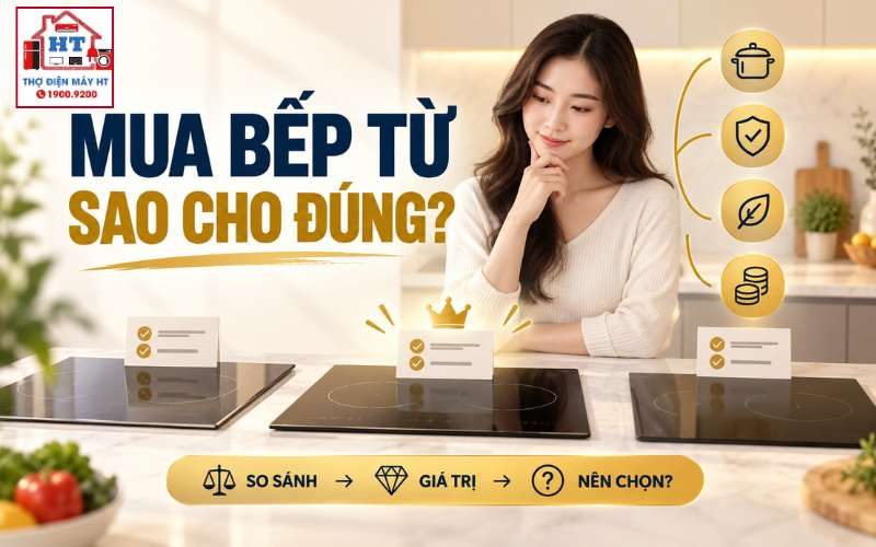 Kinh nghiệm mua bếp từ: 7 tiêu chí tránh mua sai nhu cầu
