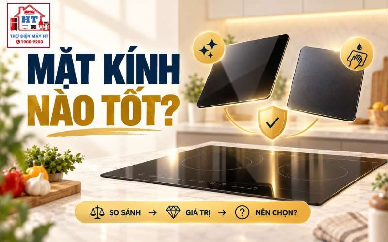 Mặt kính bếp từ loại nào tốt? Khi nào đáng trả thêm tiền
