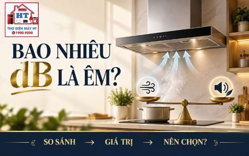 Máy Hút Mùi Bao Nhiêu dB Là Êm? Đừng Chỉ So Một Con Số