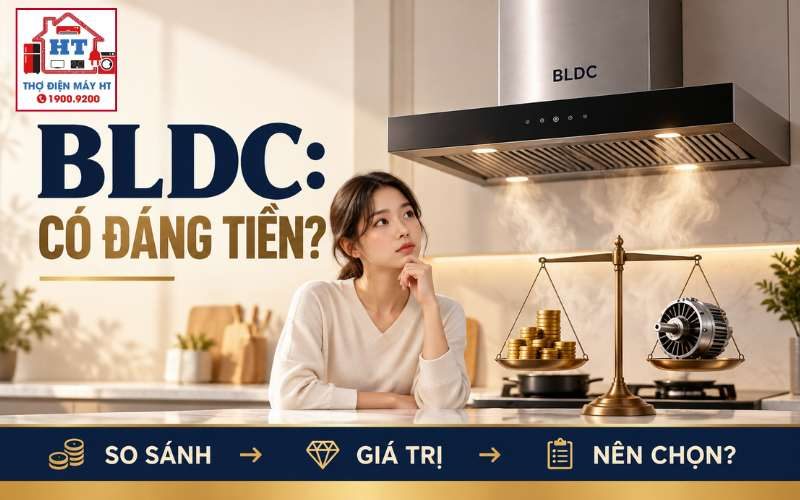 Máy Hút Mùi BLDC Có Đáng Tiền Không? Cân Độ Êm Và Độ Bền