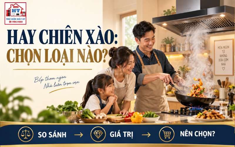 Máy Hút Mùi Cho Nhà Hay Chiên Xào: Chọn Theo Khói, Dầu Và Độ Ồn