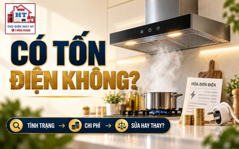 Máy Hút Mùi Có Tốn Điện Không? Cách Tính Chi Phí Sử Dụng