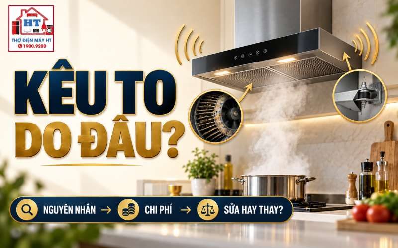Máy Hút Mùi Kêu To Do Đâu? Khi Nào Tiếng Ồn Là Bất Thường
