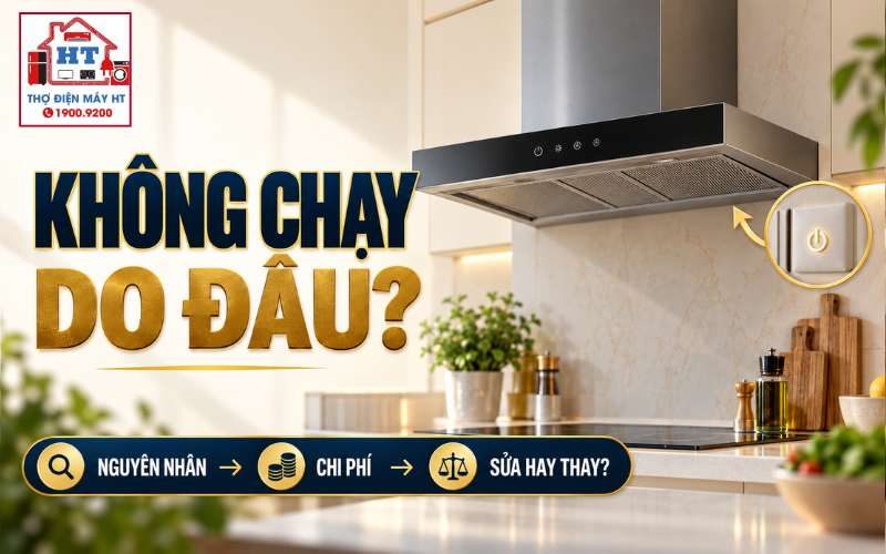 Máy Hút Mùi Không Chạy Do Đâu? Kiểm Tra Gì Trước Khi Sửa