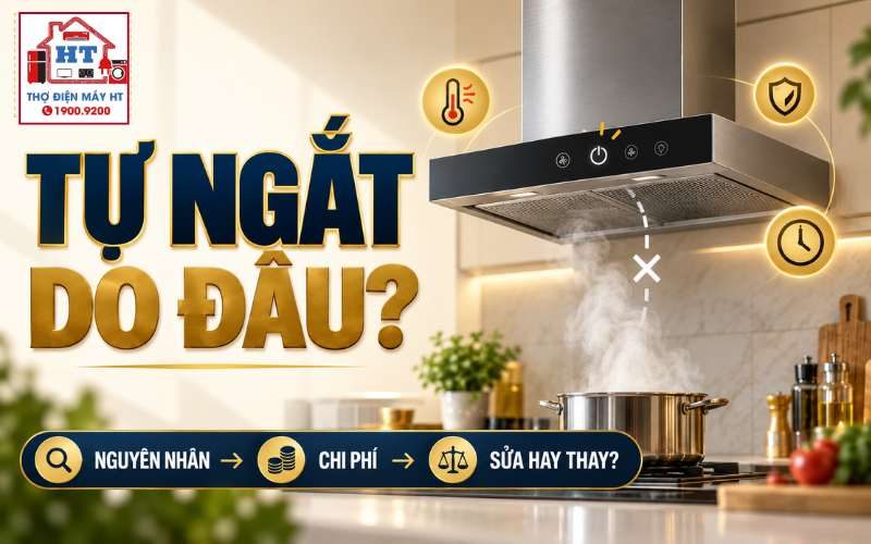 Máy Hút Mùi Tự Ngắt Do Đâu? Khi Nào Cần Dừng Sử Dụng