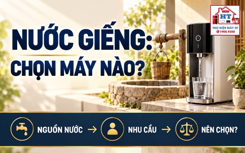 Máy Lọc Nước Cho Nước Giếng: Chọn Hệ Theo Chất Lượng Đầu Vào