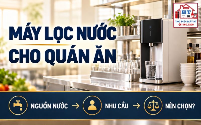 Máy Lọc Nước Cho Quán Ăn, Nhà Hàng: Chọn Lưu Lượng & TCO