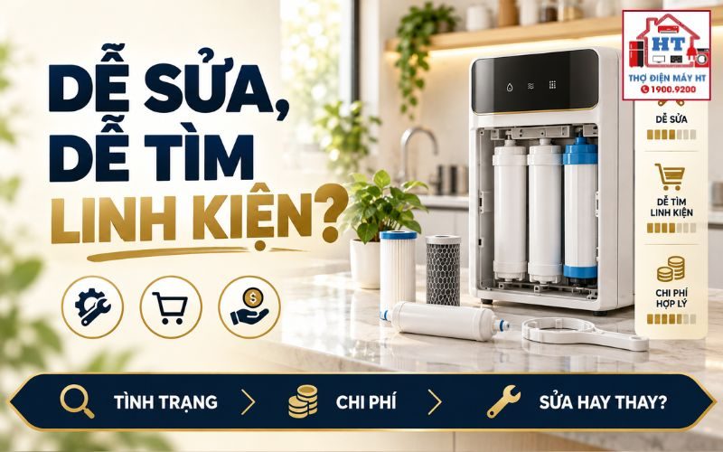 Máy Lọc Nước Nào Dễ Sửa, Dễ Tìm Linh Kiện? Cách Đánh Giá Repairability