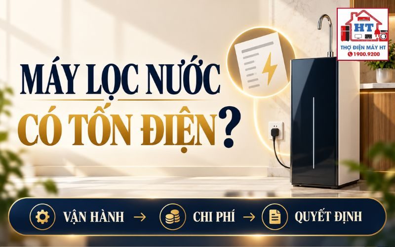 Máy Lọc Nước Tốn Điện Không? Cách Ước Tính Chi Phí Điện