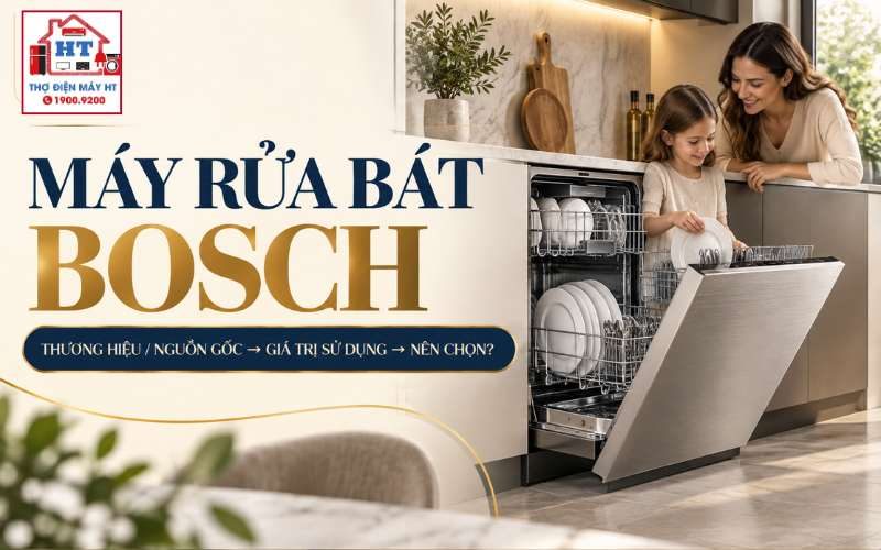 Máy Rửa Chén Bosch: Phù Hợp Ai, Nên Chọn Dòng Nào?