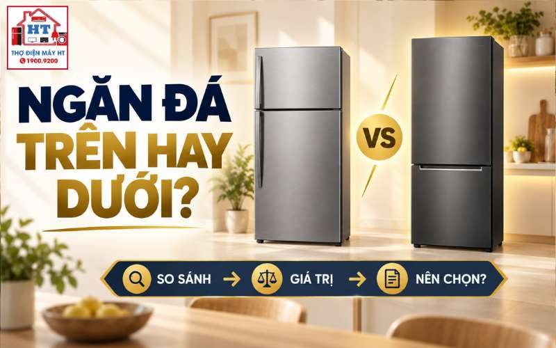 Ngăn Đá Trên Hay Ngăn Đá Dưới? Chọn Theo Thói Quen Sử Dụng