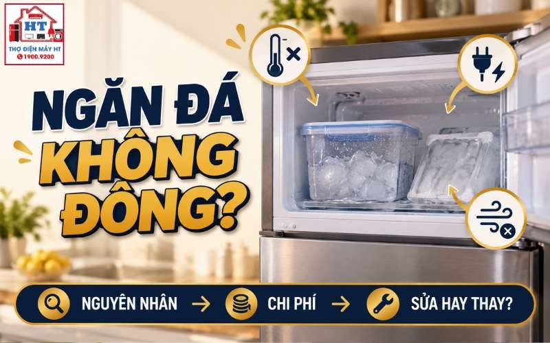 Ngăn Đá Không Đông Do Đâu? Những Nhóm Nguyên Nhân Cần Biết