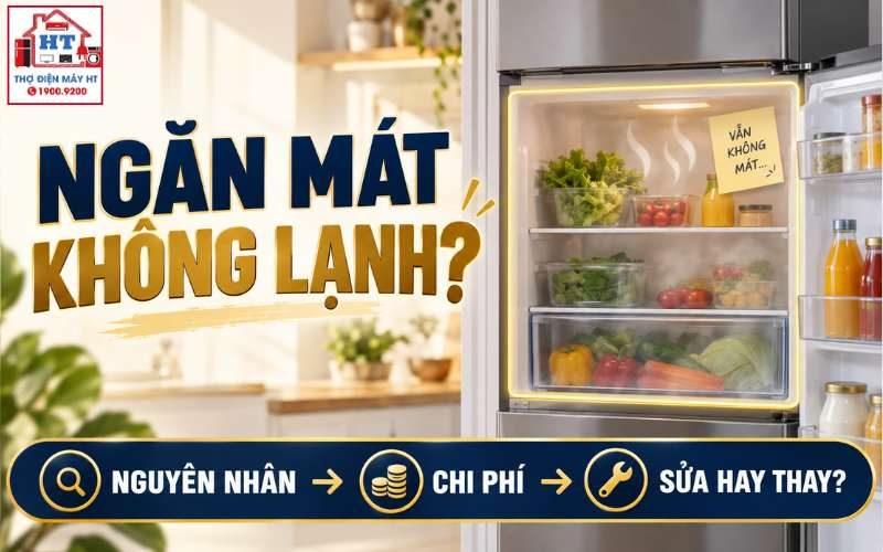 Ngăn Mát Không Lạnh Do Đâu? Phân Biệt Lỗi Theo Biểu Hiện