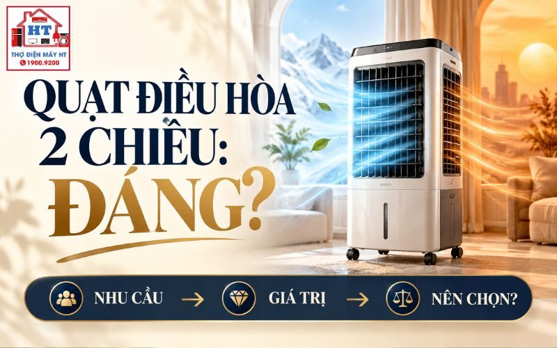 Quạt Điều Hòa 2 Chiều Là Gì? Có Đáng Mua Loại Nóng Lạnh?