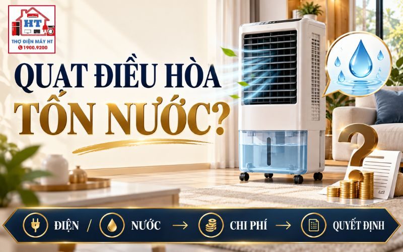 Quạt Điều Hòa Có Tốn Nước Không? Chi Phí Phụ Thuộc Điều Gì?