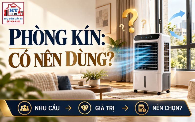 Quạt Điều Hòa Có Hợp Phòng Kín, Phòng Ngủ, Phòng Trọ Không?