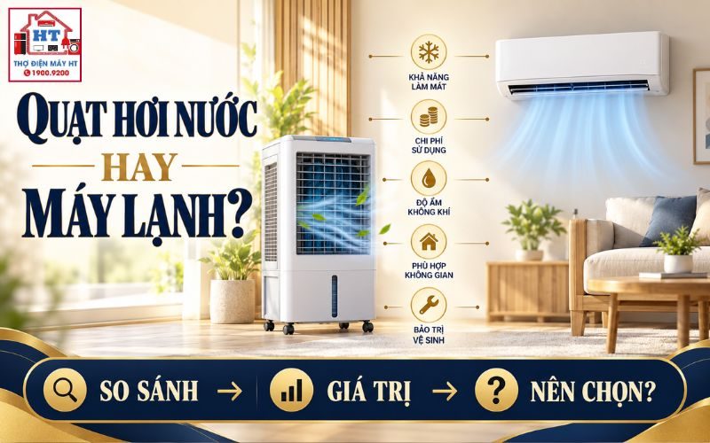 Quạt Điều Hòa Hay Máy Lạnh? So Mức Mát, Điện Và Chi Phí
