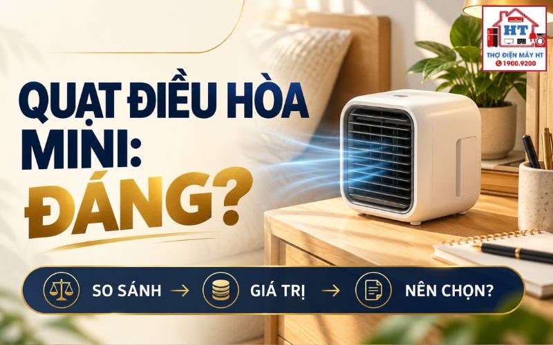 Quạt Điều Hòa Mini Có Đáng Mua? Phân Biệt Các Loại Mini