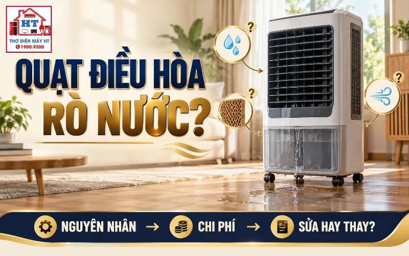 Quạt Điều Hòa Bị Rò Nước Do Đâu? Lỗi Nào Đáng Sửa?