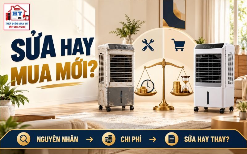 Quạt Điều Hòa Hỏng Nên Sửa Hay Mua Mới? Cân Tuổi Và Chi Phí