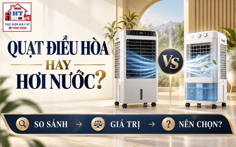 Quạt Điều Hòa Và Quạt Hơi Nước Có Khác Nhau Không?