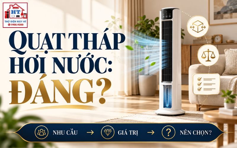 Quạt Tháp Hơi Nước Có Đáng Mua? Hợp Phòng Nào?