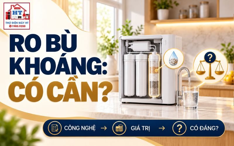 RO Bù Khoáng Có Cần Thiết Không? Khi Nào Đáng Trả Thêm