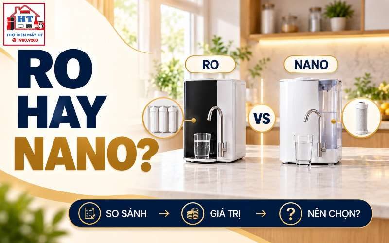 RO Hay Nano? Chọn Theo Nguồn Nước, Chi Phí & Bảo Trì