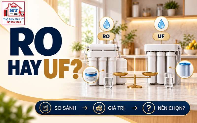 RO Hay UF? Khác Nhau Ở Đâu Và Loại Nào Hợp Gia Đình?