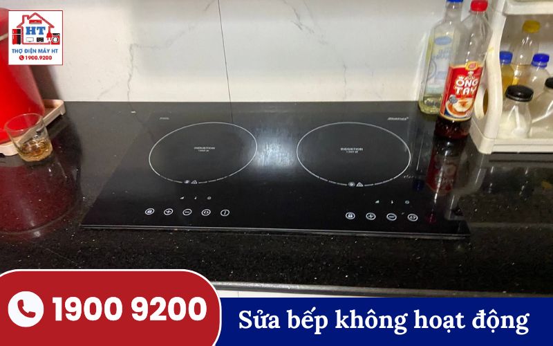 Bếp từ không lên nguồn Bếp từ không vào điện, không lên nguồn khiến thiết bị không thể hoạt động