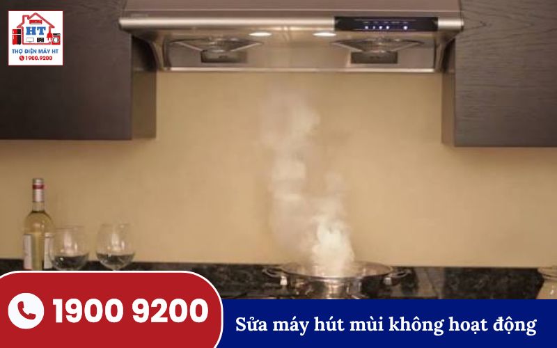Máy hút mùi không hoạt động, không vào điện hoặc không có đèn báo nguồn