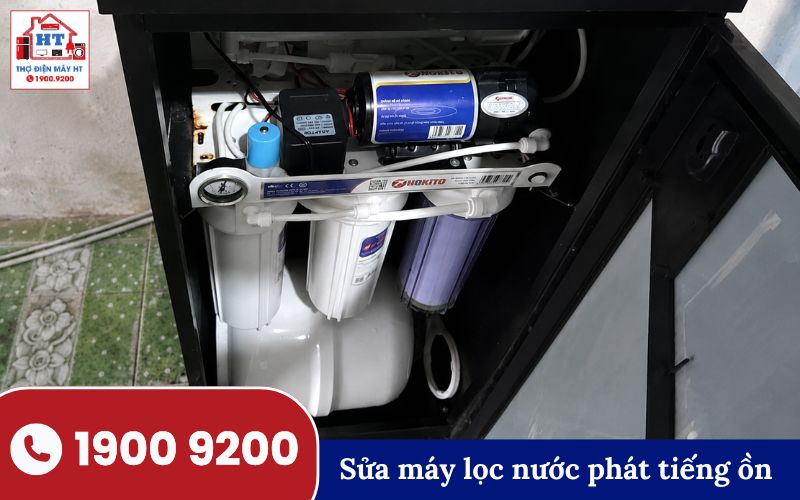 Máy lọc nước phát ra tiếng ồn lớn khi hoạt động, cần kiểm tra nguyên nhân gây kêu to.
