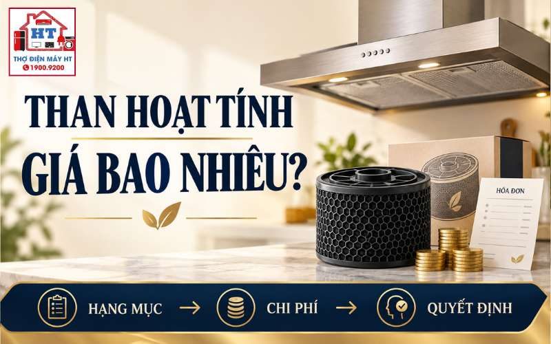 Than Hoạt Tính Máy Hút Mùi Giá Bao Nhiêu? Tính Đúng Theo Bộ Lọc