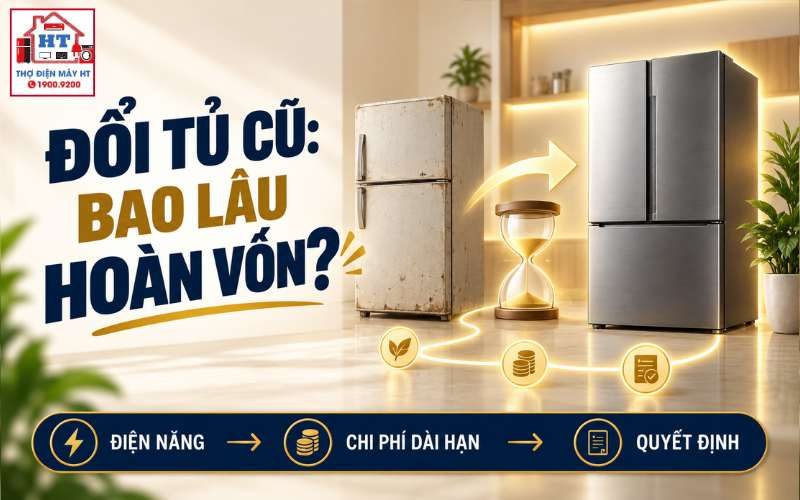 Thay Tủ Lạnh Cũ Để Tiết Kiệm Điện Bao Lâu Hoàn Vốn?