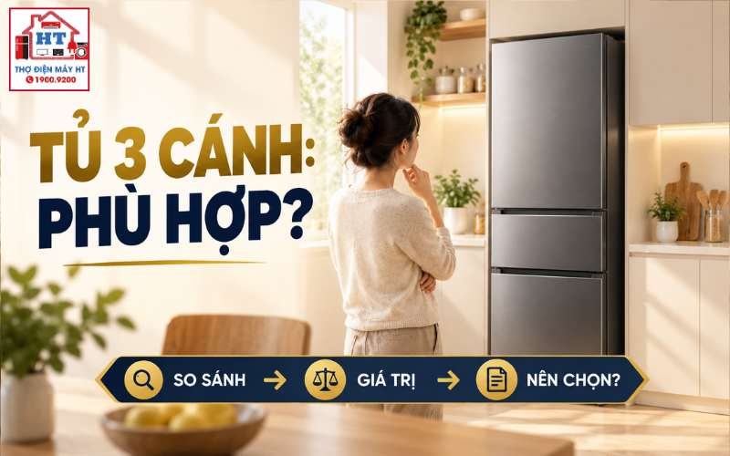 Tủ Lạnh 3 Cánh Có Phù Hợp Không? Khi Nào Đáng Chọn