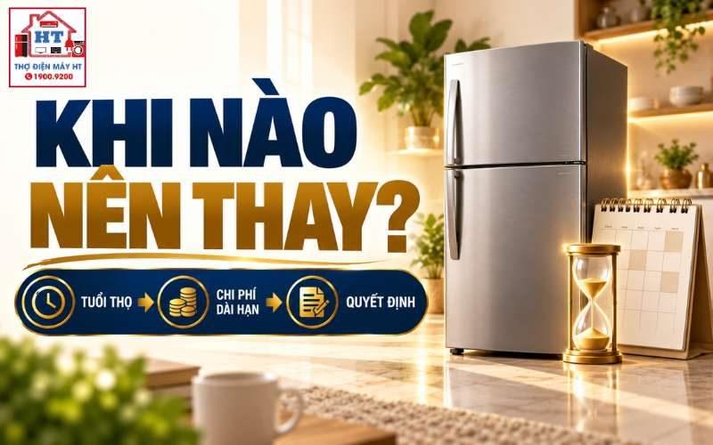 Tủ Lạnh Bao Nhiêu Năm Nên Thay? Đừng Chỉ Nhìn Tuổi Máy