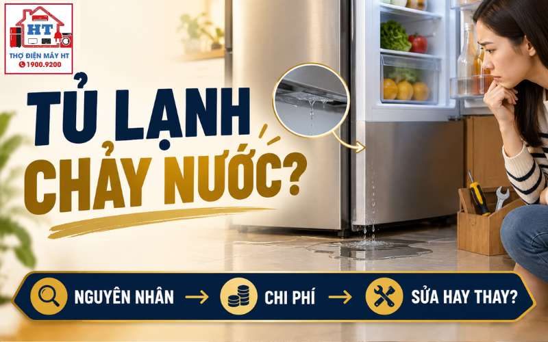 Tủ Lạnh Chảy Nước Do Đâu? Xác Định Nhóm Nguyên Nhân