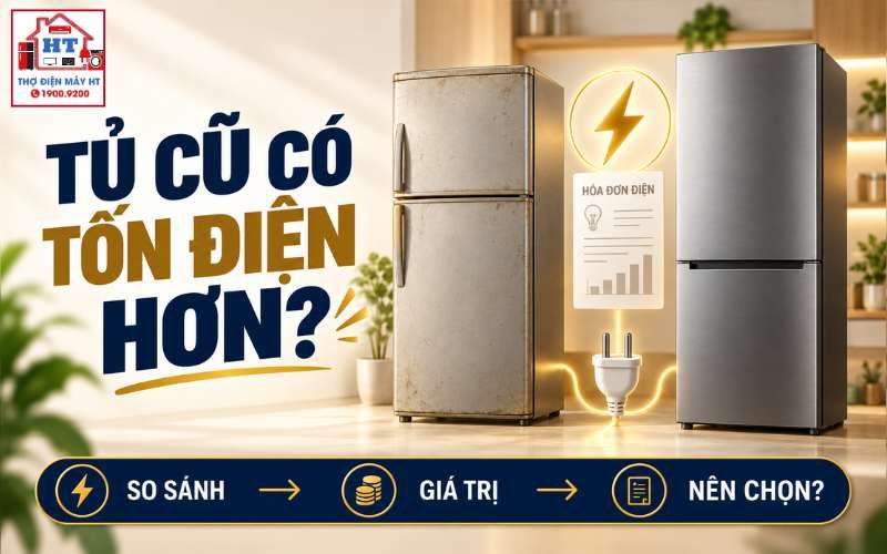 Tủ Lạnh Cũ Có Tốn Điện Hơn Tủ Mới Không?