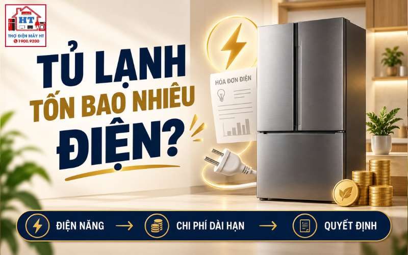Tủ Lạnh Dùng Bao Nhiêu Điện? Cách Đánh Giá Theo kWh/năm