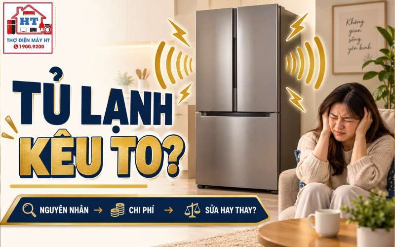 Tủ Lạnh Kêu To Do Đâu? Tiếng Nào Bình Thường, Tiếng Nào Đáng Lo?