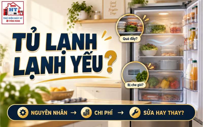 Tủ Lạnh Lạnh Yếu Do Đâu? Khi Nào Là Dấu Hiệu Bất Thường