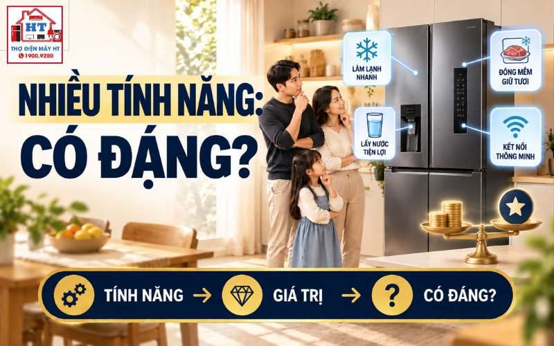 Tủ Lạnh Nhiều Tính Năng Có Đáng Trả Thêm Không?
