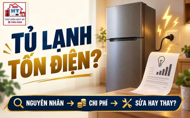 Tủ Lạnh Tốn Điện Bất Thường Do Đâu? Các Yếu Tố Cần Kiểm Tra