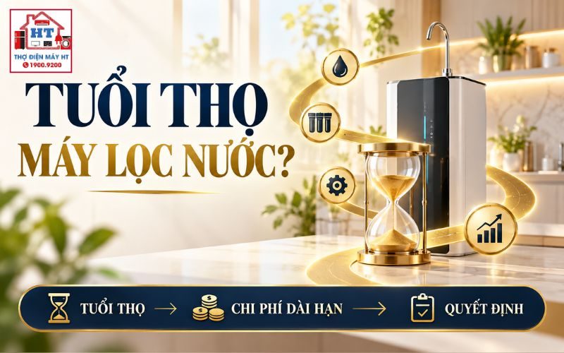 Tuổi Thọ Máy Lọc Nước Bao Lâu? Khi Nào Nên Nghĩ Đến Thay Máy